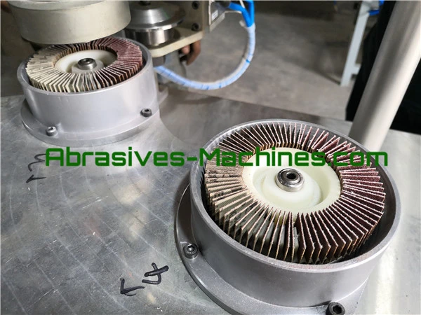 China Factory Vertical Flap Disc Machine