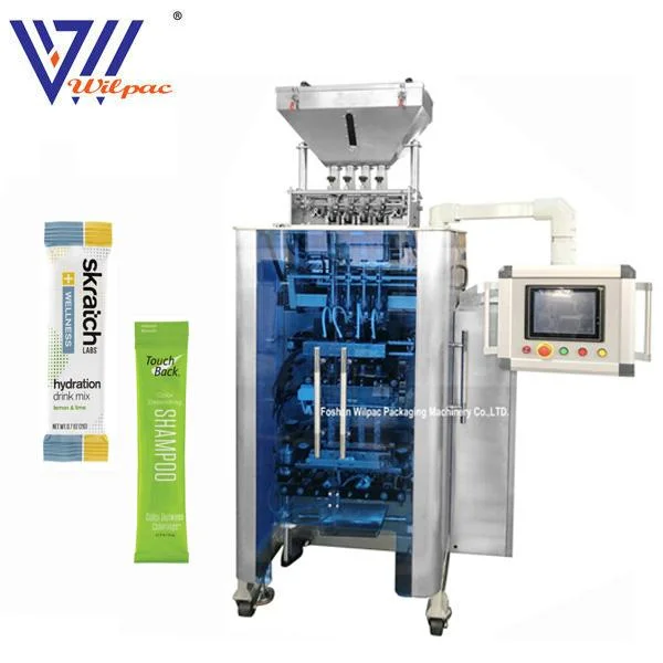 High Output Salad Dressing Paste Ketchup Multilane Packing Machine