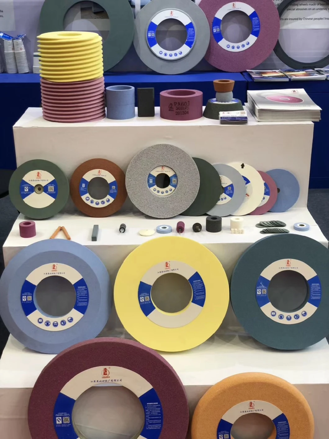 Vitrified Grinding Wheel, Bonded Abrasive Tools, Cutting, Ceramic Grinding Wheels Disc with Inserted Nuts T-36