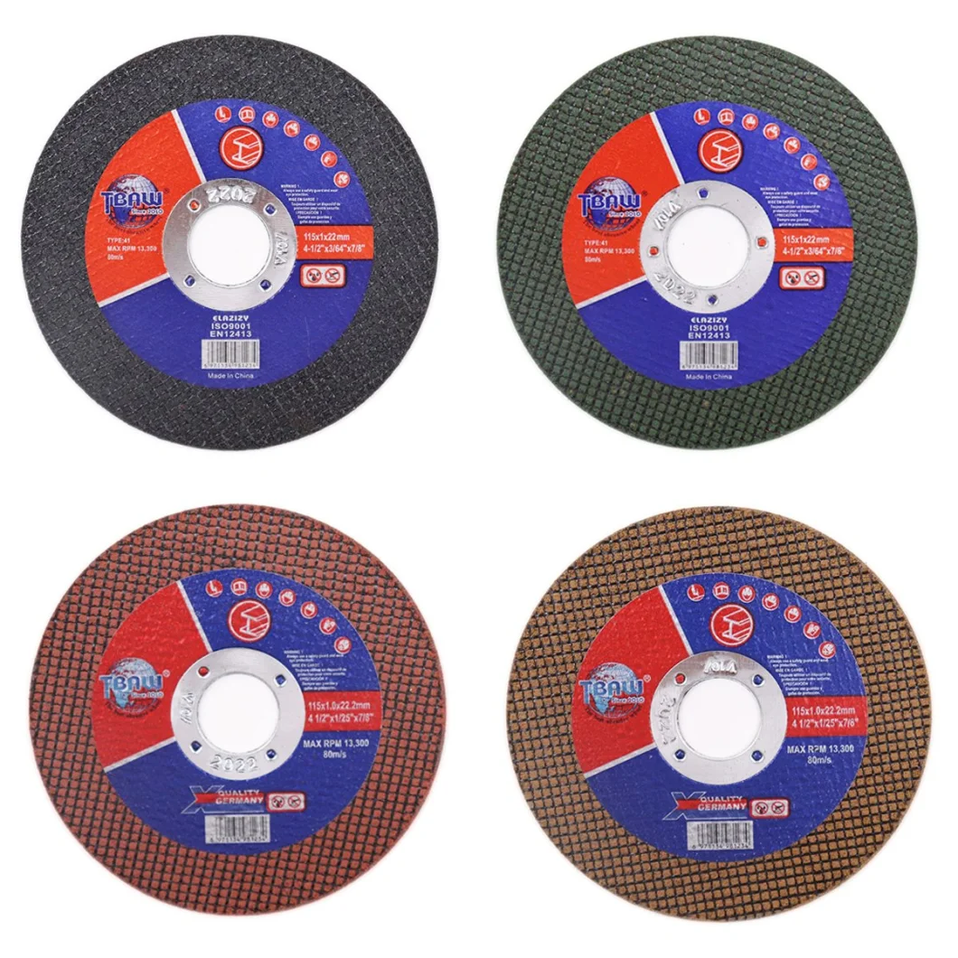High Quality MPa En12413 4.5&prime;&prime; Resin Bonded Abrasive Cutting Wheel Cut-off Disc Grinding Wheel for Metal Steel Cutting