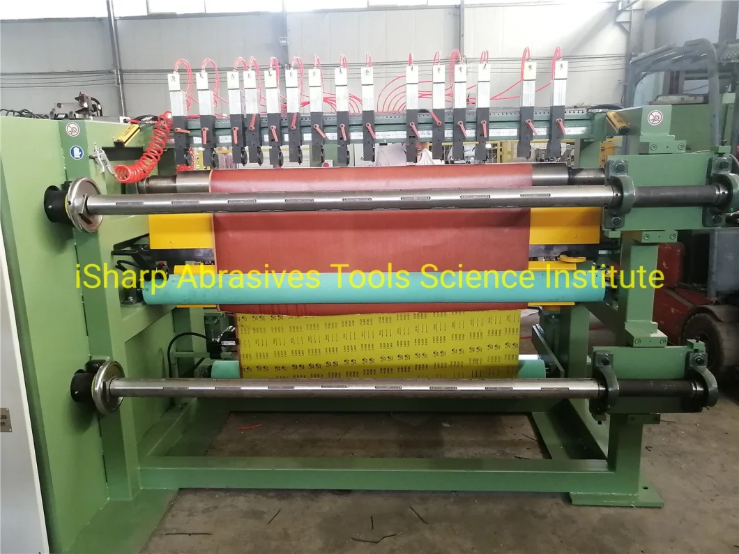 Abrasive Jumbo Roll Slitter Roll Slitting Converting Machine for Making Belt