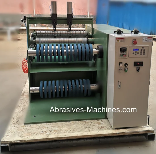 Latest Narrow Abrasive Roll Slitting Slitting Machine with Alignment Device