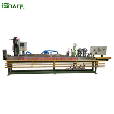 iSharp Abrasive Sanding Belt Skiving Machine with Gluing and Vertical Taping Function